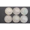 Image 2 : (6) Assorted Years/Mint Marks U.S 90% Silver Walking Liberty Half Dollars - Face Value: $3.00