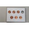 Image 5 : 1982 Lincoln Cent Varieties Denver/Philadelphia In Display - Face Value: $0.06 