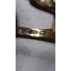 Image 3 : 14K Gold Art Deco Ring With Some Diamonds- Size: 7- TW: 3.5 Grams