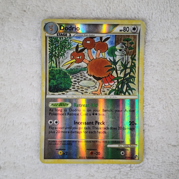 Dodrio 11/90 Reverse Holo Rare Vintage Pokemon Trading Card