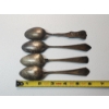 Image 10 : Lot of 4 Assorted Sterling Silver Spoons - Total Weight: 72.8g