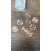 Image 9 : Large Lot Of Coins, Costume Pins, Cuff Links & Necklace, Coin Wallets & Trinket Box FV: $80.19