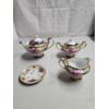 Image 1 : Gold Rimmed Nippon Tea Set (4pc) - Vintage Japanese Tea Set