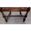 Image 12 : Important Antique Intricately Worked Tall Cane Seat & Backed Wooden Arm Chair 2nd of 2 Offered 