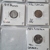 Image 10 : Two Binder Pages Filled with Assorted World Coins: Bahamas, Hungary, Jamaica, Belgium, & More!