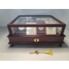 Image 13 : Beautiful Hardwood Display Case Filled With 16 Silver Franklin Half Dollars in Unique Display Slabs 