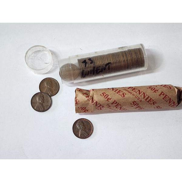 ~ $0.93 Face Value of Unsearched Lincoln Wheat Pennies 