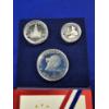 Image 3 : 1776-1976 Bicentennial Silver 3 Coin Proof Set in Book