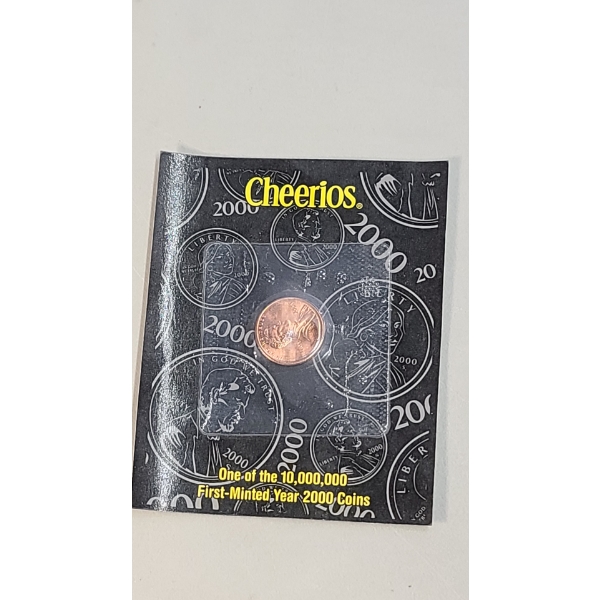 United States Mint/General Mills Cheerios Promotional 2000 Lincoln Cent