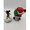 Image 5 : Mickey Mouse Santa with Bag of Toys with Donald Duck in it - Mickey Mouse Skiing Musical Box 