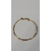 Image 2 : Small Vintage Gold-Filled Heart Bangle Bracelet - Weight: 4.2g