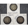 Image 2 : Five Assorted 90% Silver United States Barber Quarters ~ $1.25 Face Value!