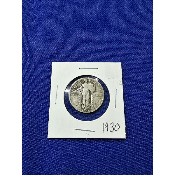 1930 Standing Liberty Quarter - 90% Silver