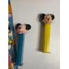 Image 2 : Disney Mickey Mouse and Friends Snap Beads 1980 Connecting Toys - Two Mickey Pez Dispensers