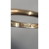Image 6 : Women's 14K Yellow Gold Art Deco Wedding Band - Size 6.5 - Weight: 1.2g