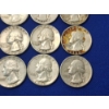 Image 4 : Lot of 12 Assorted Years 90% Silver Washington Quarters - Face Value $3.00