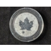 Image 1 : 1 Oz .9999 Fine Silver 2016 Maple Leaf Round With Yin-Yang Privy 