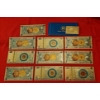 Image 1 : Special Offering - 10 Pc Set of 24k Gold Foil 1 BIT COIN Notes (Real Gold Foil)