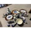 Image 1 : *Pick Up At Mantua Home-No Shipping Available*  Gorgeous Glass Pieces Blue & White - Salt & Pepper 