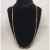 Image 1 : Beautiful 14K Yellow Gold Twisted Rope 24" Necklace - Weight: 14.7g