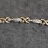 Image 2 : Elegant Sterling Silver .925 Ladies' Tennis Bracelet - 7.5 Long