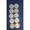 Image 2 : (10) Assorted Silver Half Dollars Including Walking Liberty, Franklin & Kennedy Half Dollars - FV $5
