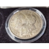 Image 3 : 1921-D Silver Morgan Dollar in Capsule & Nice Black Display Box That Holds Up To Three