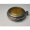Image 2 : Vintage Zentra Mechanical .800 Silver Pocket Watch With Erreff Pocketwatch Case - Ticks