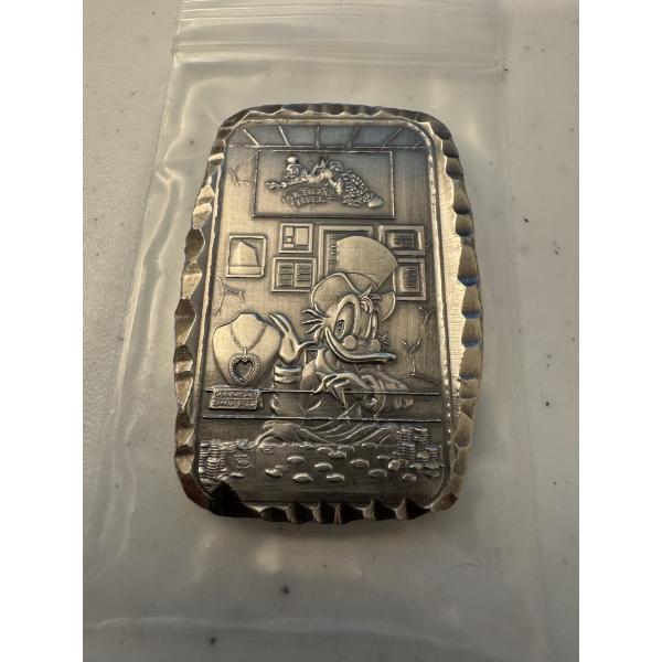 Rare Scrooge McDuck 100 Gram .999 Fine Silver Bar - 3.2154 Troy Ounce - Extremely Rare 