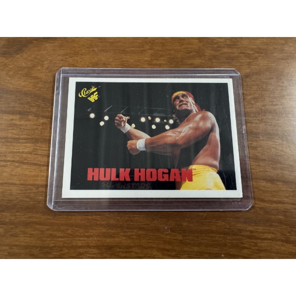 Vintage 1990 WWF Hulk Hogan Big Time Wrestling Trading Card - Mint Condition