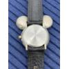 Image 3 : Mickey Mouse Watch with Ears - Stainless Steel Back - Bezel - Genuine Leather Band 
