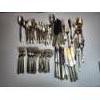 Image 6 : Lot of Silver-Plated Silverware Set with Rogers Bros Storage Chest; TW Silverware: 10.2lbs