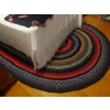 Image 1 : Braided Rug - 6 ft x 10 ft Room Size