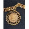 Image 3 : W.L.P. "Three Coins in the Fountain" Gold-Tone 1900 Indian Head Cent Charm Bracelet 