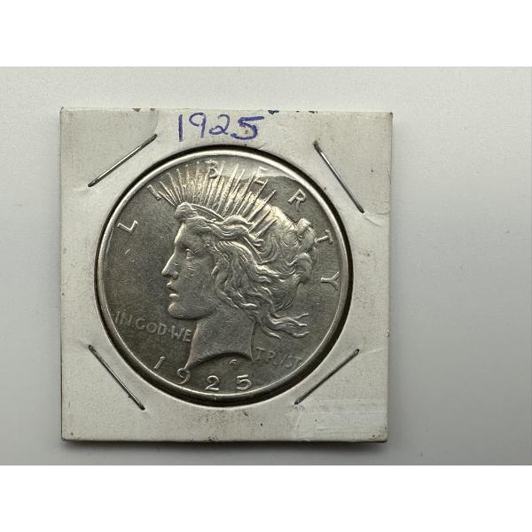 1925 Silver Peace Dollar - Exquisite Coin