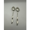 Image 2 : Oneida Heirloom Sterling Silver Spoons - 61.8 Grams