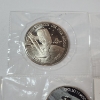 Image 2 : Apollo Moon Landing Token, (2) Moon Landing $5 Coins, & Isle of Man 5 Pence 