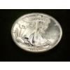 Image 3 : 1989 American Eagle 1 Oz Fine Silver Dollar Bullion Round 