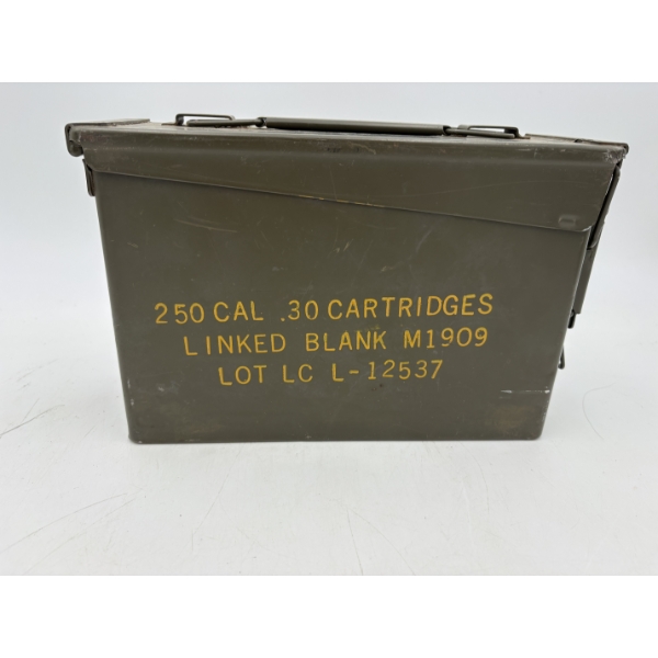Ammo Crate - 250 Cal .30 Cartridges - Empty 