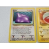 Image 2 : Three Vintage Rare Pokemon Cards: Ditto 18/62, Electrode 18/64, & Raichu 29/62