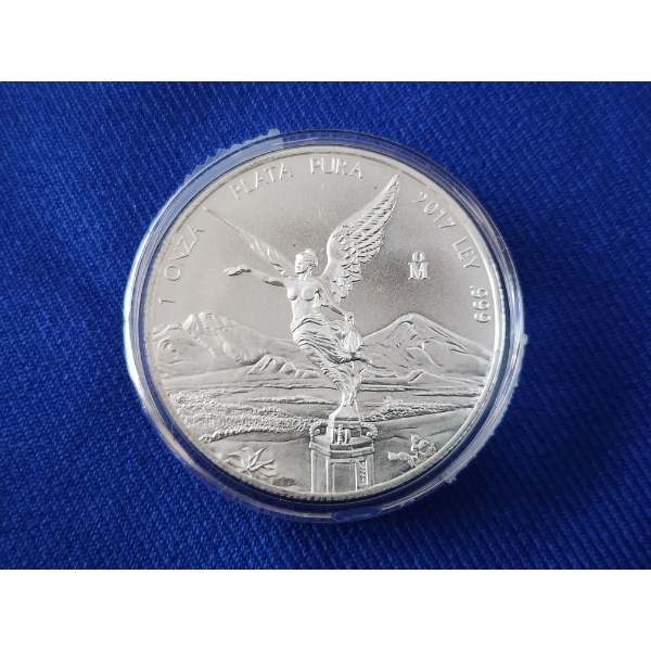 2017 Mexican Libertad 1 oz .999 Fine Silver Coin - Mint Condition