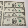 Image 3 : 8 United States 1976 $2 Federal Reserve Notes SEQUENCIAL SERIAL NUMBERS!
