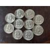 Image 1 : 1957-D Brilliant Uncirculated Franklin Half Dollars - $5.00 Face Value