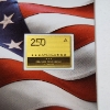 Image 4 : America's 250th Anniversary Commemorative Gold Card - 1/1000 oz .999 Gold  