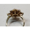 Image 6 : Gorgeous 14K Gold Flower Iridescent Opal Ring - Size 8 - Total Weight: 4.2g
