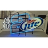Image 3 : NEON WALL MOUNT BAR SIGN - MILLER LITE37 X 20 Inch Fully Working & Very Colorful!- See Pics