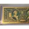 Image 3 : U.S. One Silver Dollar Gold Foil .99999999 - 24K Note In Protective Holder - Mint Condition