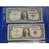 Image 2 : Lot of 4 U.S. 1957 Blue Seal $1 Silver Certificates