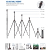 Image 11 : Brand New NEEWER N55CR 80.7” Carbon Fiber Tripod Monopod