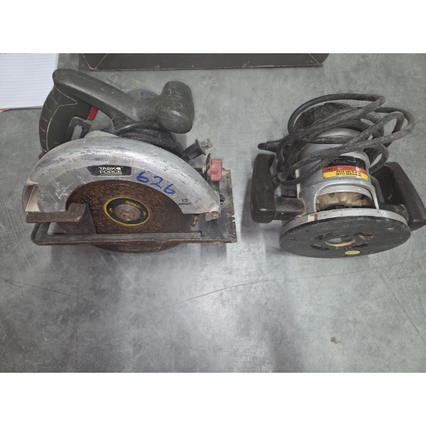 Corded Circular Saw And Router. Work Good!